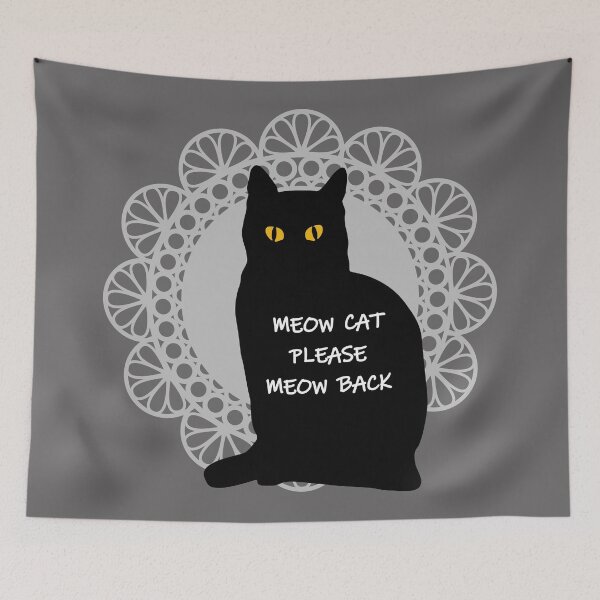 Item preview, Meow cat designed and sold by yellowmadcat.