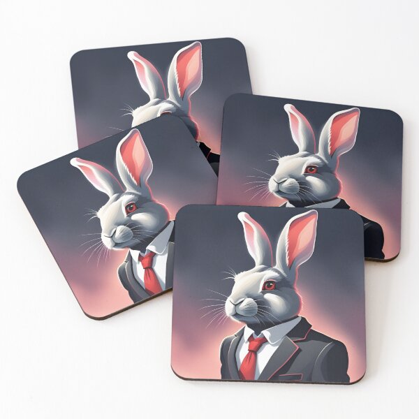 Item preview, A Rabbit In A Black Suit  designed and sold by Lurgi-Print.