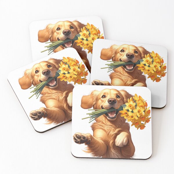 Item preview, Daffodil Retriever designed and sold by JuniperFinch.