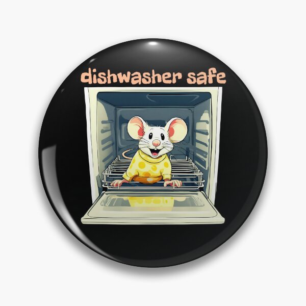 Item preview, Dishwasher Safe With Funny Mouse designed and sold by LadyGoodwill.