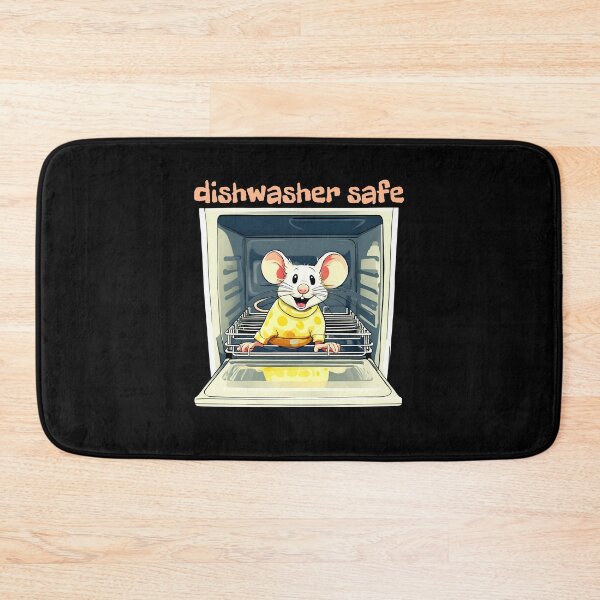 Item preview, Dishwasher Safe With Funny Mouse designed and sold by LadyGoodwill.