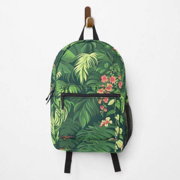 Item preview, Lush Tropical Jungle Floral Pattern designed and sold by CleverboyDsgns.