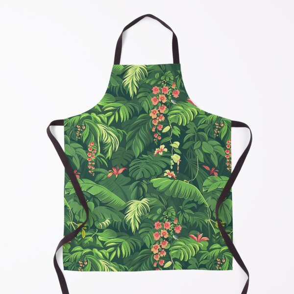 Item preview, Lush Tropical Jungle Floral Pattern designed and sold by CleverboyDsgns.