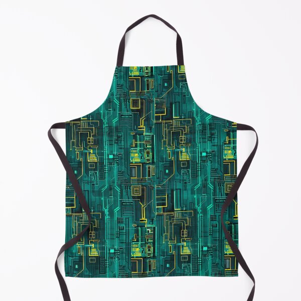 Item preview, Futuristic Circuit Board Pattern designed and sold by CleverboyDsgns.