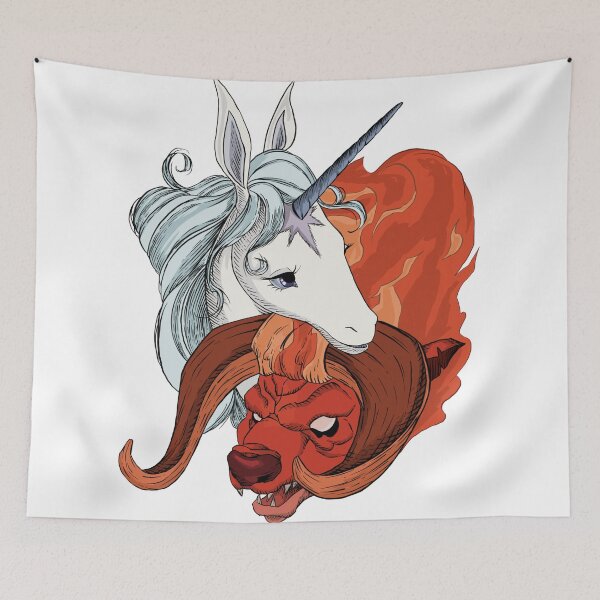 Item preview, Unicorn and Bull - The Last Unicorn designed and sold by Cadu-Arts.