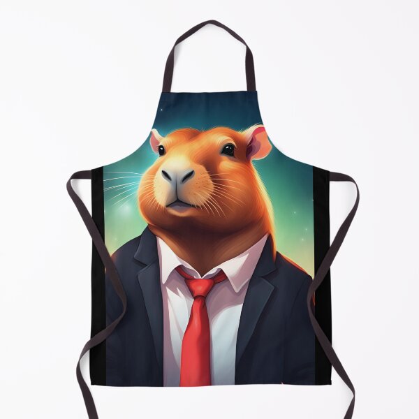 Artikelvorschau, Ein Capybara im schwarzen Anzug entworfen und verkauft von Lurgi-Print.