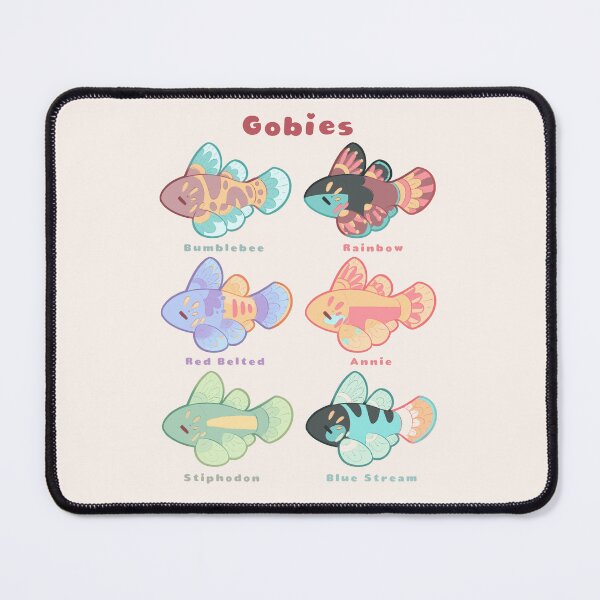 Item preview, Sleepy goby Fish Species Illustration designed and sold by evybenita.