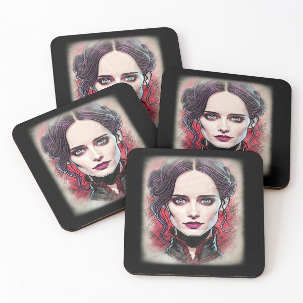 Item preview, Eva Green Colored Pencils Comic Style Portrait  designed and sold by orionlodubyal.