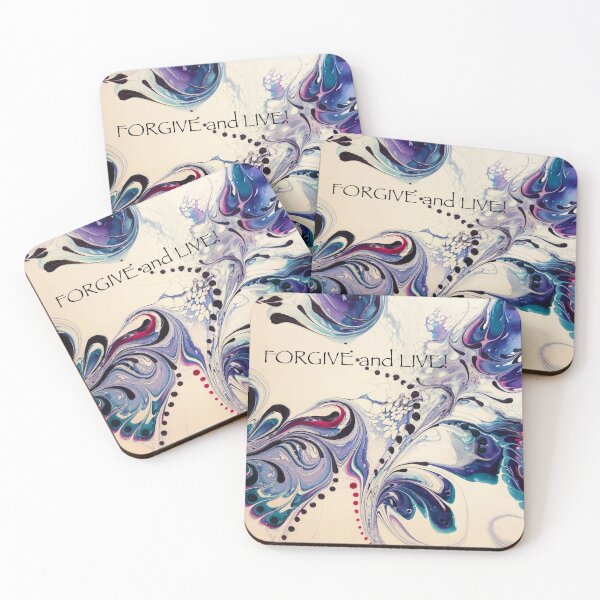 Item preview, FORGIVE AND LIVE abstract designed and sold by Jennifer Leavey Designs.