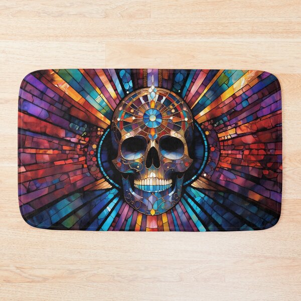 Item preview, Stained Glass Skull designed and sold by vanYperen.