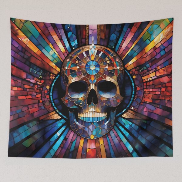 Item preview, Stained Glass Skull designed and sold by vanYperen.