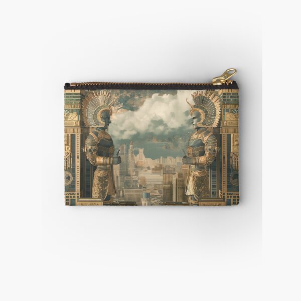 Item preview, Babylonian gods in a roaring twenties fantasy city designed and sold by deepglitchart.