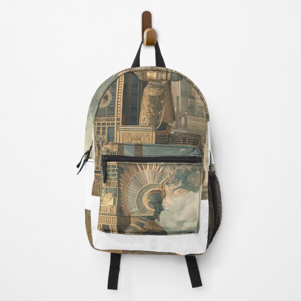 Item preview, Babylonian gods in a roaring twenties fantasy city designed and sold by deepglitchart.