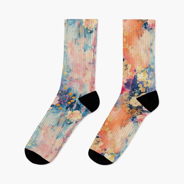 Item preview, Rainbow Shibori Floral designed and sold by dcrez.