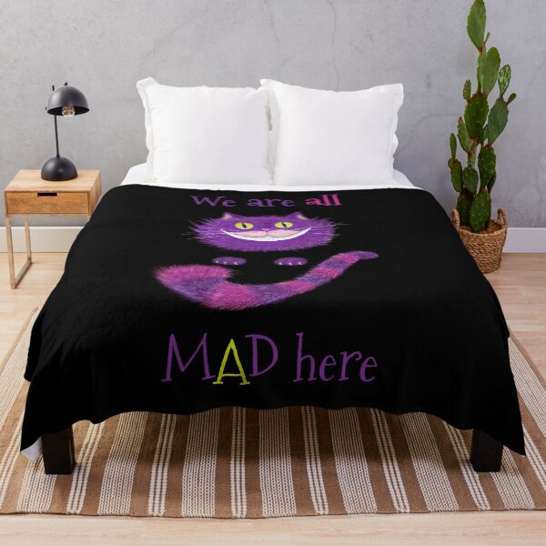 Item preview, We are all mad here, Cheshire Cat, Alice in Wonderland designed and sold by Wolshebnaja.