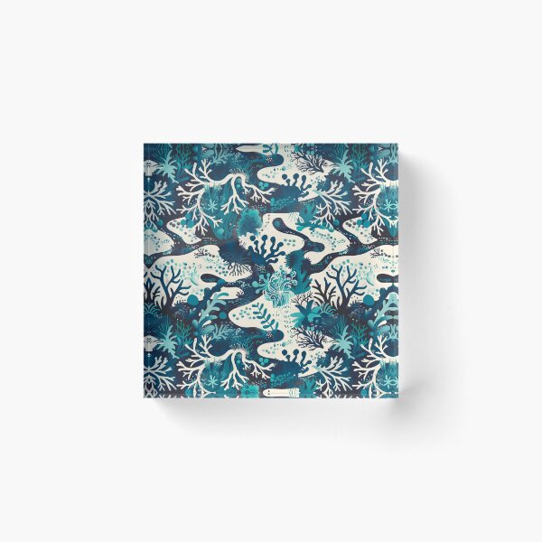 Item preview, Abstract Underwater Coral Reef Pattern designed and sold by CleverboyDsgns.