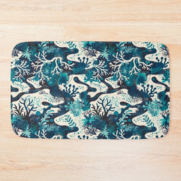 Item preview, Abstract Underwater Coral Reef Pattern designed and sold by CleverboyDsgns.