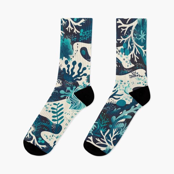 Item preview, Abstract Underwater Coral Reef Pattern designed and sold by CleverboyDsgns.