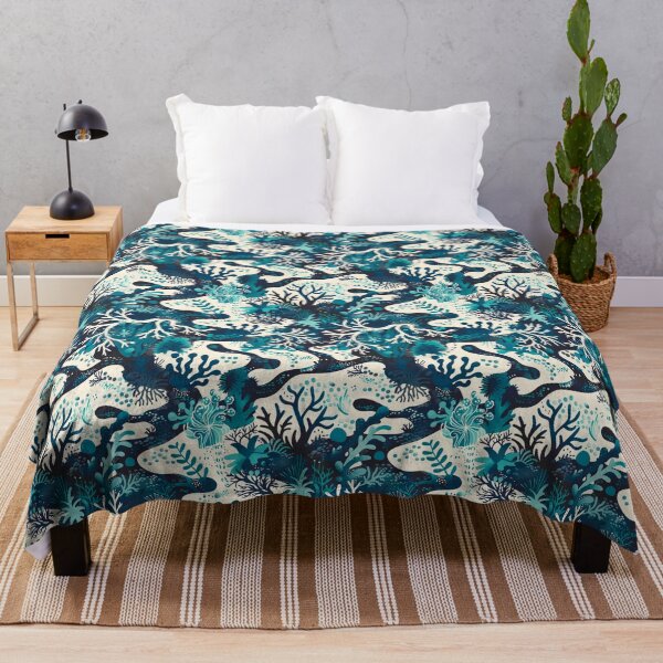 Item preview, Abstract Underwater Coral Reef Pattern designed and sold by CleverboyDsgns.