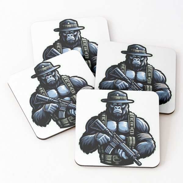 Item preview, Gorilla soldier designed and sold by strongSpiritEd.
