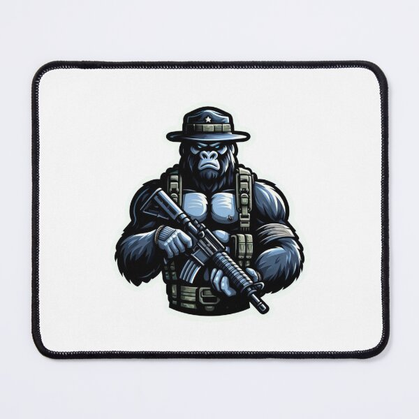 Item preview, Gorilla soldier designed and sold by strongSpiritEd.