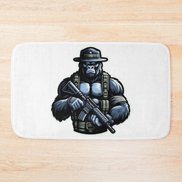 Item preview, Gorilla soldier designed and sold by strongSpiritEd.