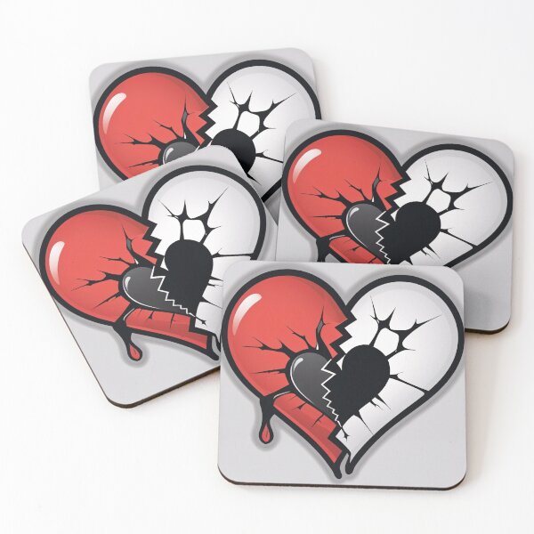 Item preview, Girly Broken Hearts designed and sold by MadnessEnvelope.