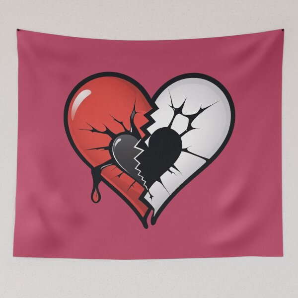 Item preview, Girly Broken Hearts designed and sold by MadnessEnvelope.