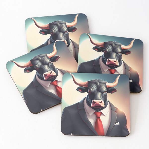 Item preview, A bull in a black suit  designed and sold by Lurgi-Print.