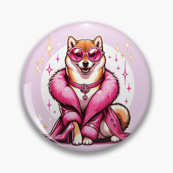 Item preview, Pink Diva Shiba designed and sold by JuniperFinch.