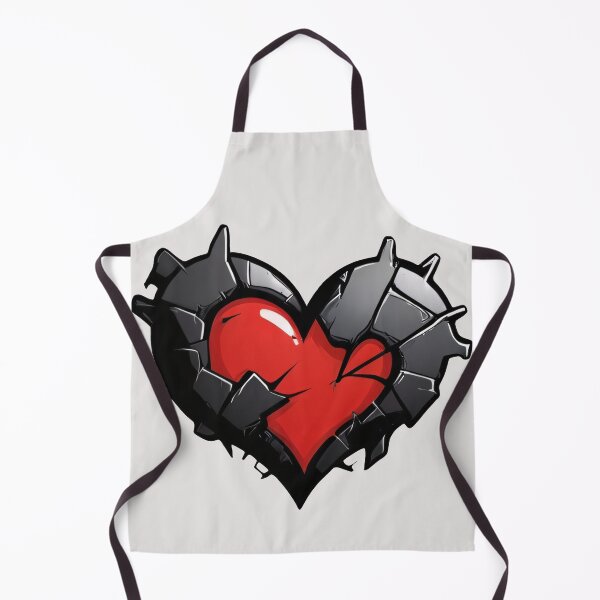 Item preview, Metallic Heart Alt Punk Girl Aesthetic designed and sold by MadnessEnvelope.