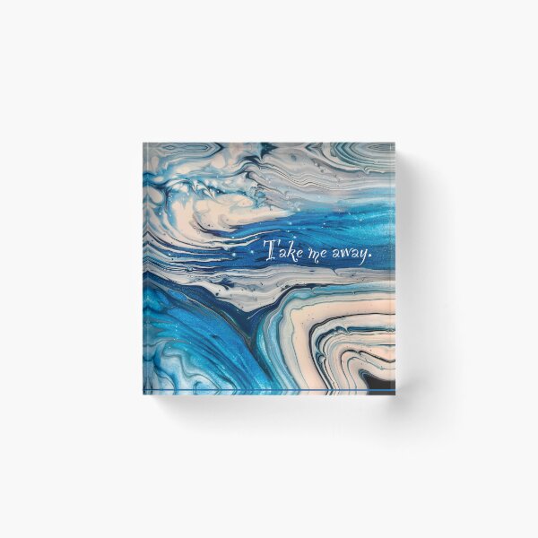 Item preview, Take Me Away Blue designed and sold by Jennifer Leavey Designs.