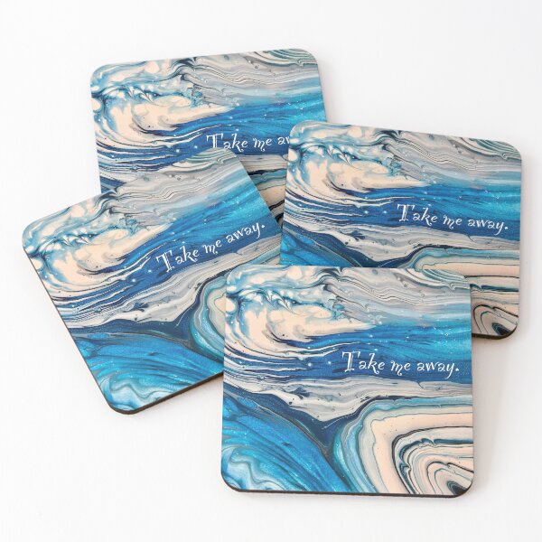Item preview, Take Me Away Blue designed and sold by Jennifer Leavey Designs.