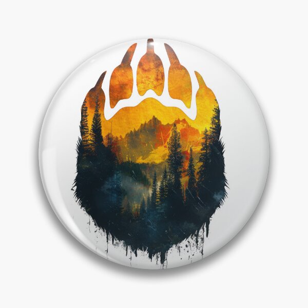 Artikelvorschau, Double Exposure bear paw entworfen und verkauft von Eldorak.