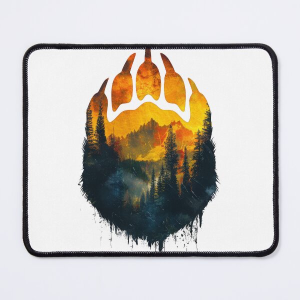 Item preview, Double Exposure bear paw designed and sold by Eldorak.