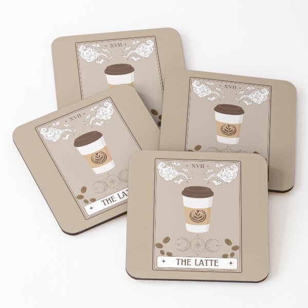 Item preview,  Coffee Tarot Card The Latte designed and sold by MomentumCloset.