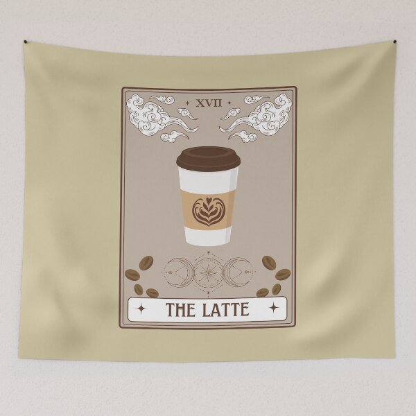 Item preview,  Coffee Tarot Card The Latte designed and sold by MomentumCloset.