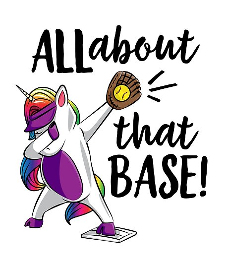 Download "Softball Dabbing Unicorn Girls Softball Dab Softball Gift ...