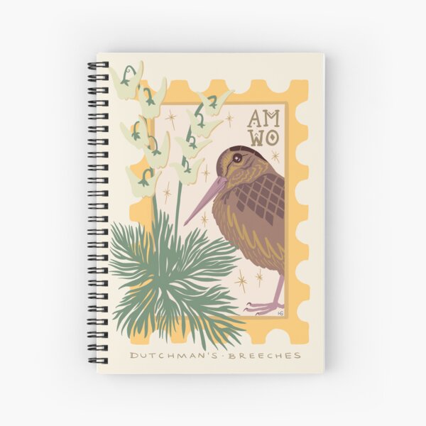 Item preview, American Woodcock and Dutchman’s Breeches designed and sold by Holly Grant.