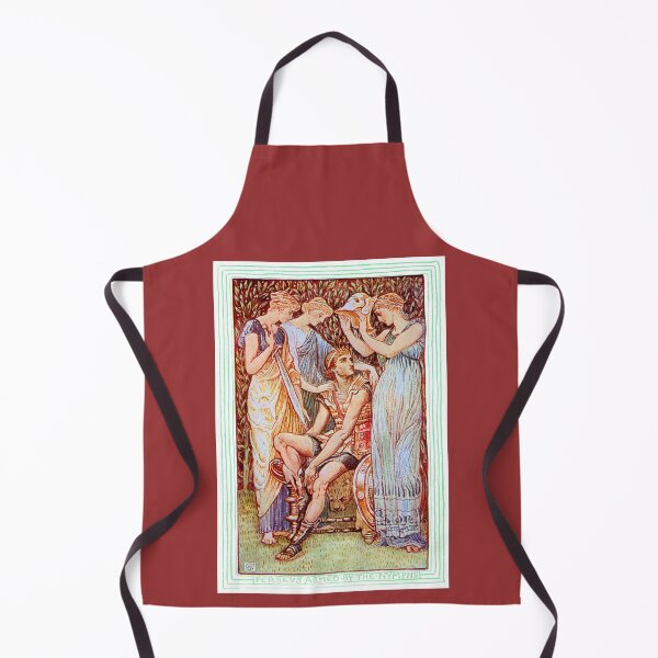 Item preview, Perseus Armed by Nymphs 1910 Walter Crane designed and sold by RocketshipRetro.