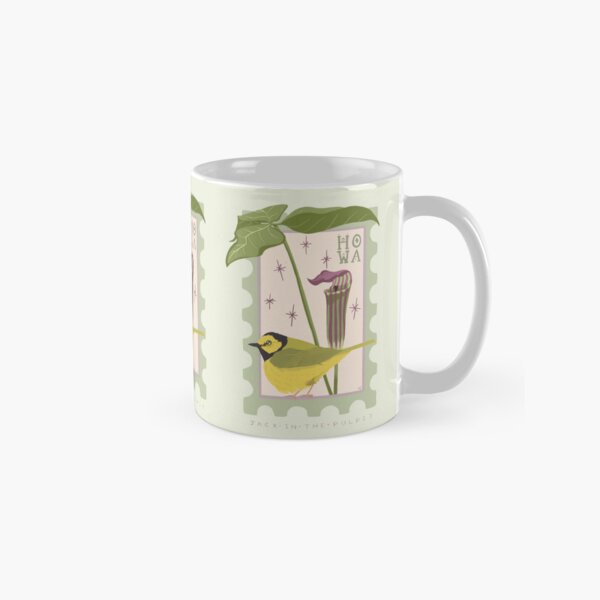Item preview, Hooded Warbler and Jack-in-the-Pulpit designed and sold by Holly Grant.