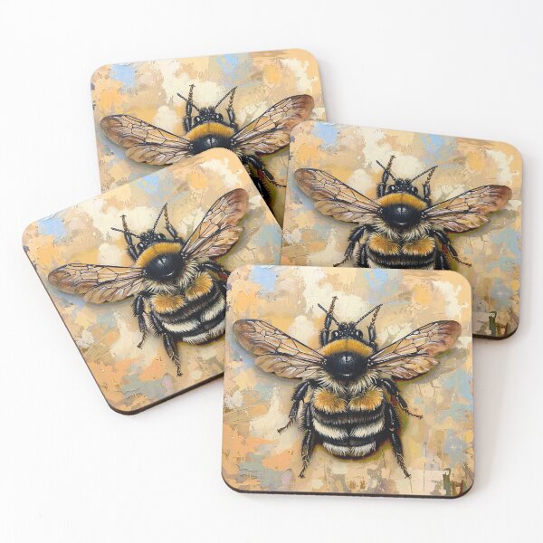 Item preview, BumbleBee in Oil painting style Memories Melona Melissa designed and sold by fluidwatercolor.