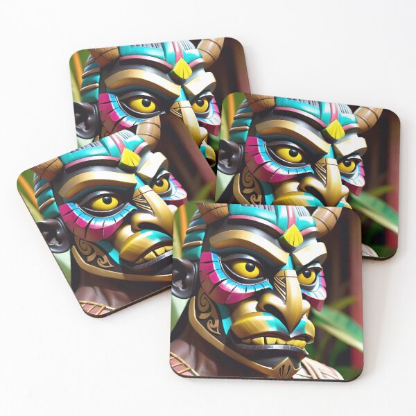 Item preview, Masked Polynesian Tiki God designed and sold by TheArtOfPat.