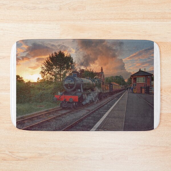 Item preview, 6990 Witherslack Hall Steam Train Sunset at Bishops Lydeard on the West Somerset Railway designed and sold by duncan1980uk.