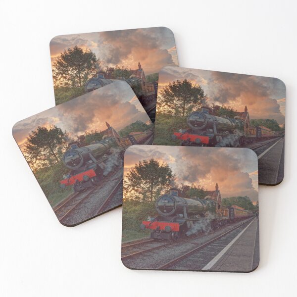 Item preview, 6990 Witherslack Hall Steam Train Sunset at Bishops Lydeard on the West Somerset Railway designed and sold by duncan1980uk.
