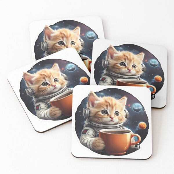 Item preview, Cosmic Cat-ffeine designed and sold by Kaifat.