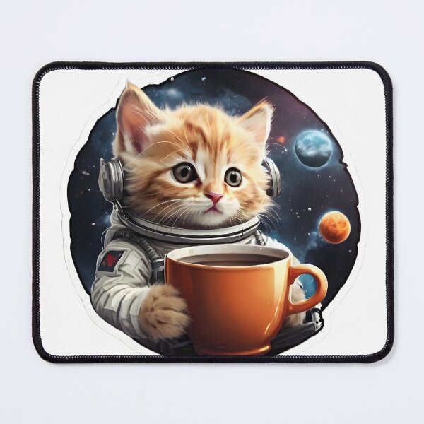 Item preview, Cosmic Cat-ffeine designed and sold by Kaifat.