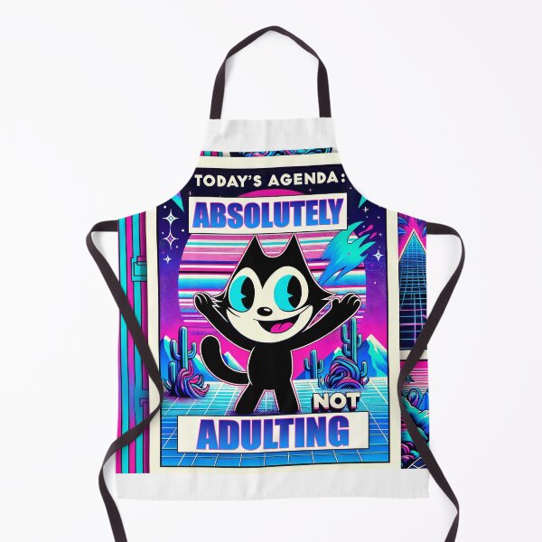 Item preview, Today's Agenda : Absolutely Not Adulting - Felix The Cat designed and sold by deepglitchart.