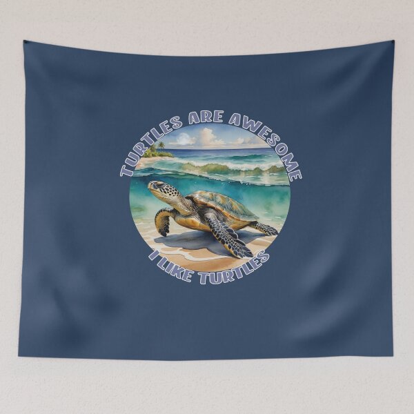 Item preview, Turtles are awesome. I like tourtles. designed and sold by ElenaHrubes.