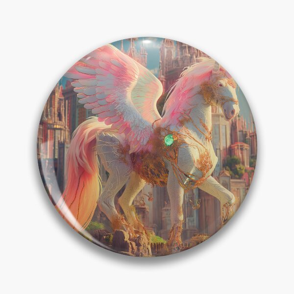 Item preview, Solarpunk Unicorn Pegasus designed and sold by deepglitchart.